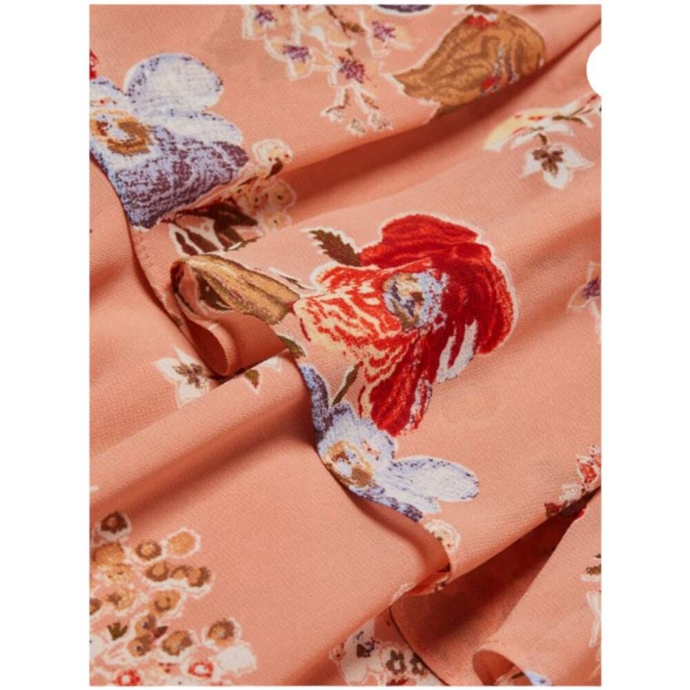 Cinq á Sept NWOT Jamie Floral Georgette Maxi Dress Size 6 Tiered Ruffle Chiffon - Picture 13 of 13